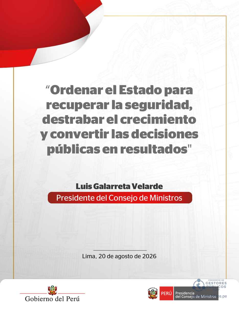 Previsualización del discurso oficial de la Política General de Gobierno 2026-2031 — clic para descargar el PDF