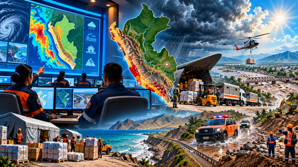 Centro de coordinación y brigadas de respuesta ante lluvias intensas y fenómeno El Niño en el Perú
