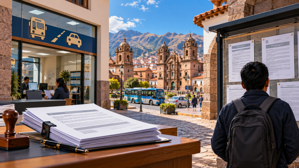 Cusco: se publica la notificación de 33 resoluciones sobre caducidad e inicio de nuevos PAS de tránsito