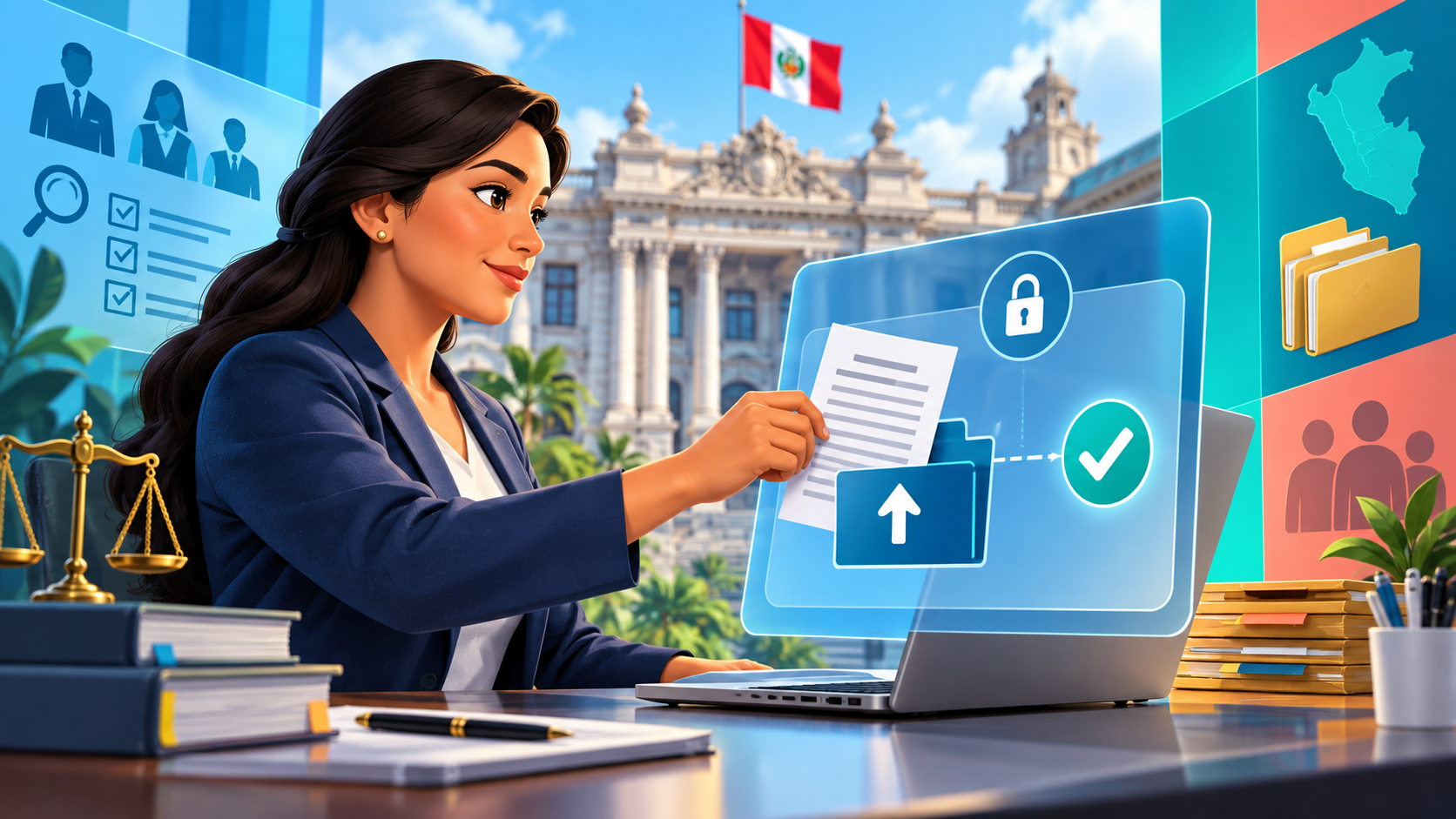Persona presenta una denuncia documentada ante SERVIR mediante un canal digital